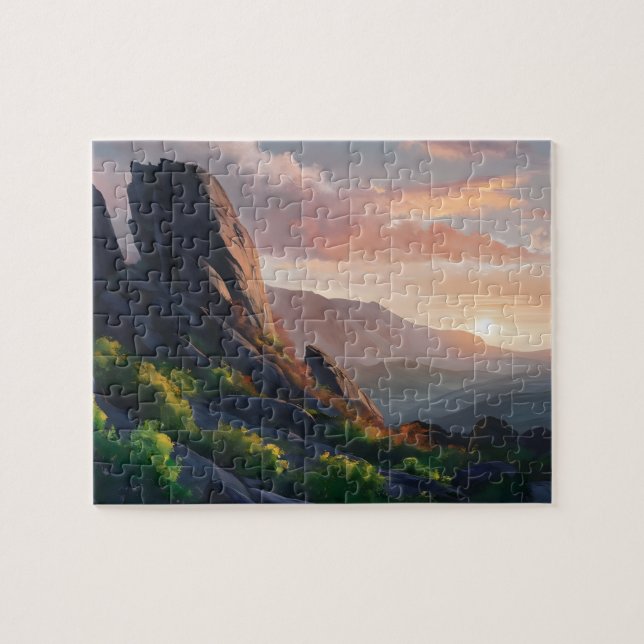 Sonnuntergangs-Puzzle Puzzle (Horizontal)