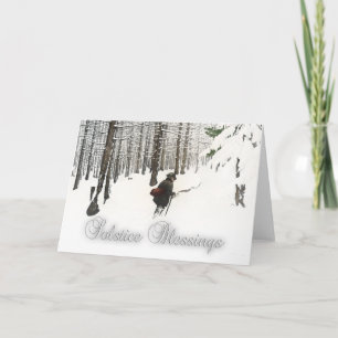 Sonnwendsegen Feiertagskarte