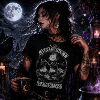 Sonnwendtanz unter dem Vollmond Tri-Blend Shirt