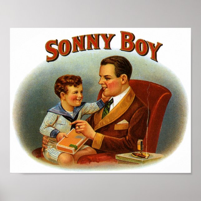Sonny Boy Cigar Label Poster (Vorne)