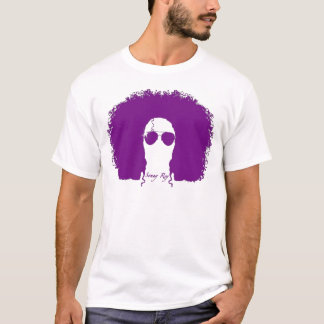 Sonny Rey weißes/lila Silhouette-T-Shirt T-Shirt