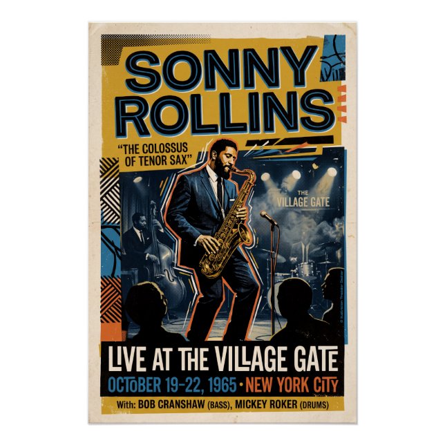 Sonny Rollins  Poster (Vorderseite)