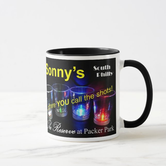 Sonnys SüdPhilly zwei Ton-Kaffee-Tasse voll Tasse (Rechts)
