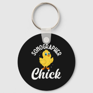 Sonografin Chick - Ultraschall-Techniker Sonograph Schlüsselanhänger