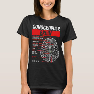 Sonografischer Techniker Ultrasoung Tech Sonograph T-Shirt