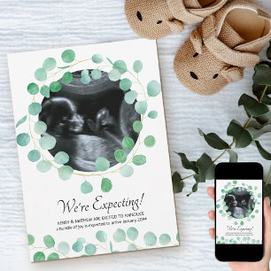 Sonogram Foto Eukalyptus Greenerity Schwangerschaf Ankündigung