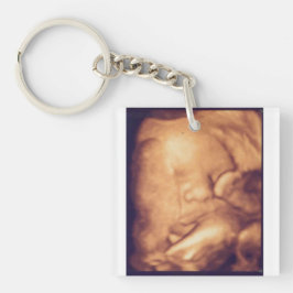 Sonogram New Daddy Schlüsselanhänger
