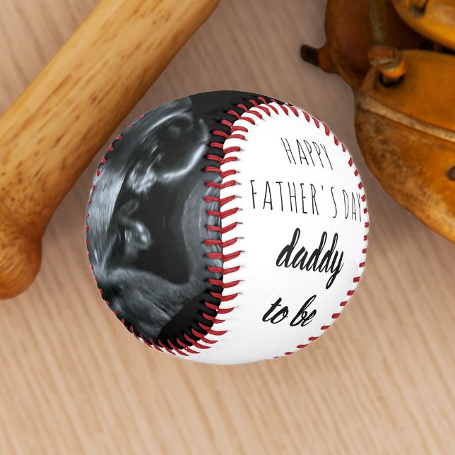 Sonogramm Schwangerschaftsfoto werdender Vater Baseball (Von Creator hochgeladen)