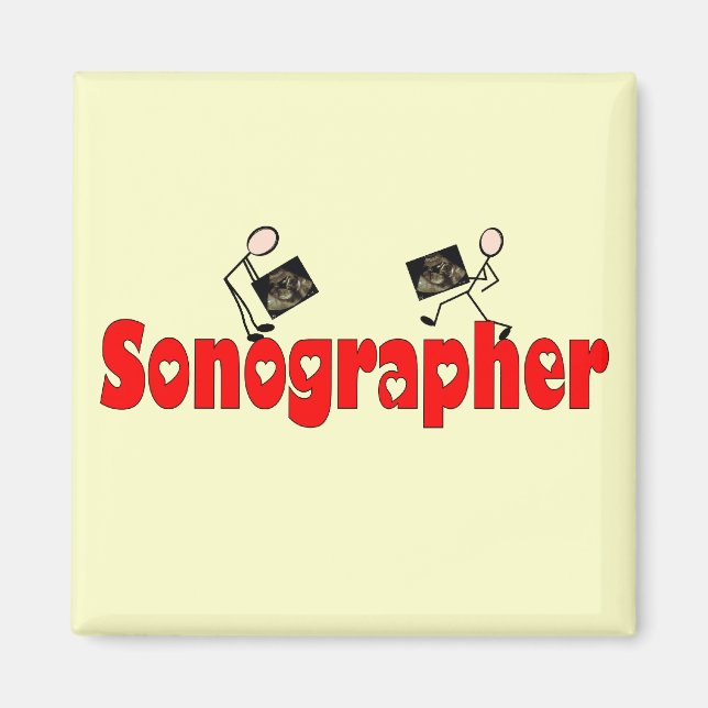 Sonographen Geschenke Magnet (Vorne)