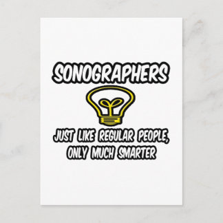 Sonographen... Normaler Leute, nur schlauer Postkarte