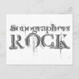 Sonographen Rock Postkarte