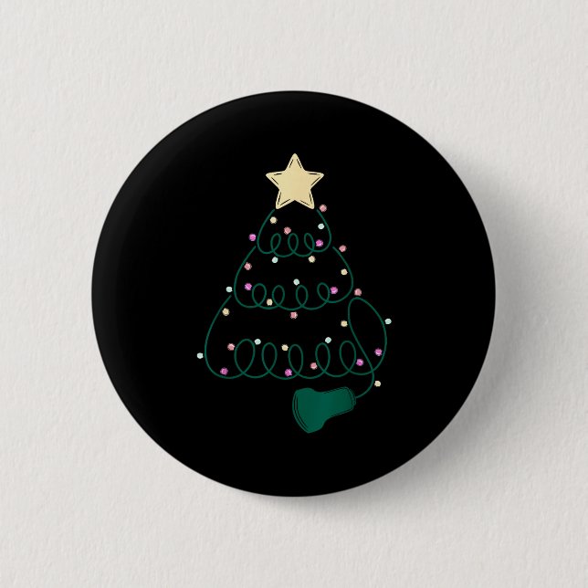 Sonographer Christmas Tree Ultrasound Mfm Sonograp Button (Vorderseite)