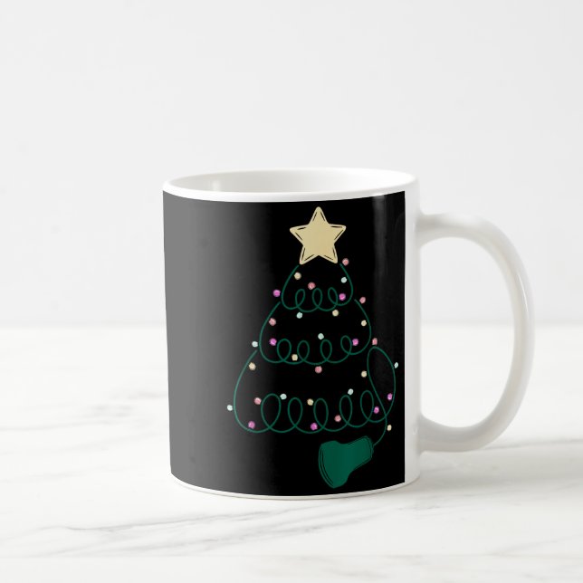 Sonographer Christmas Tree Ultrasound Mfm Sonograp Kaffeetasse (Rechts)