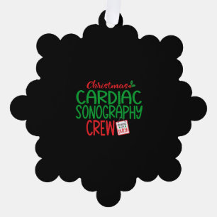 Sonographer Ornament Karte