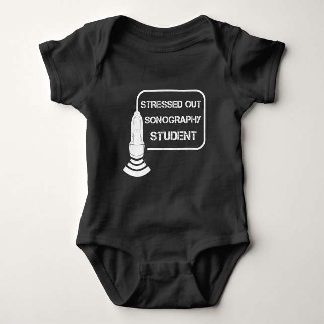 Sonographer Ultraschall-Techniker-Geschenk-Idee Baby Strampler (Vorderseite)