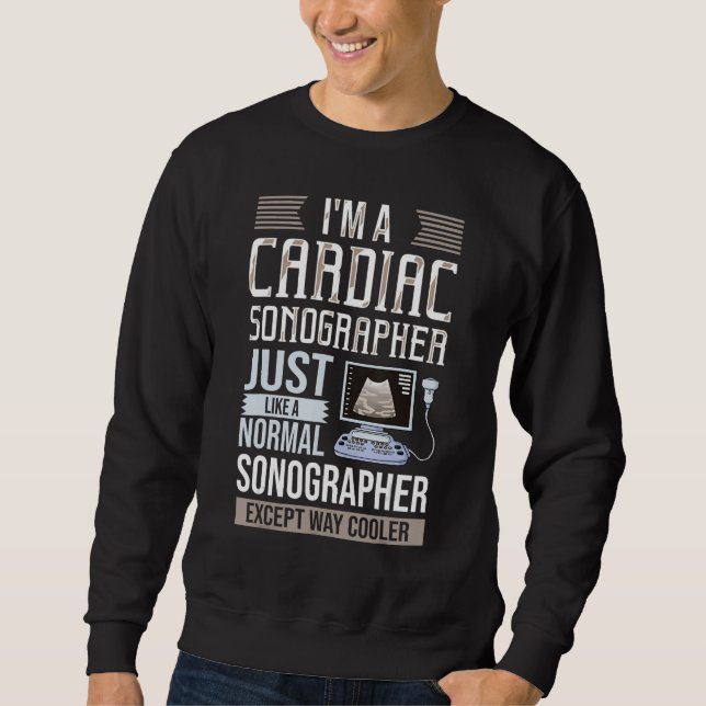 Sonographie des Ultrasound Tech-Geschenkes Sweatshirt (Vorderseite)