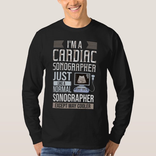 Sonographie des Ultrasound Tech-Geschenkes T-Shirt (Vorderseite)