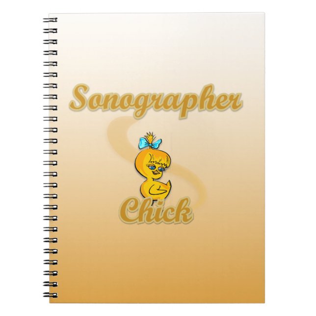 Sonographin Chick Notizblock (Vorderseite)
