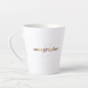Sonographin Coffee Tasse/Sonographie Coffee Cup/Ge Milchtasse