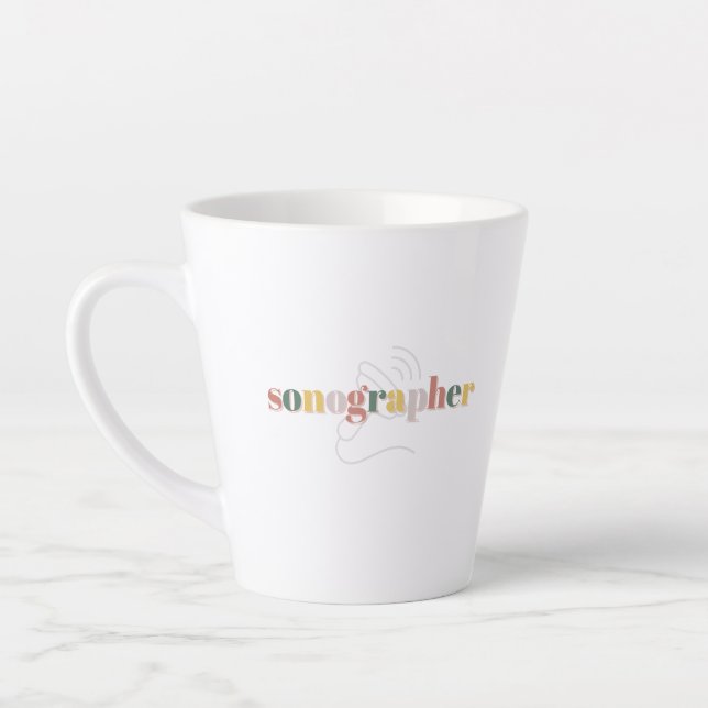 Sonographin Coffee Tasse/Sonographie Coffee Cup/Ge Milchtasse (Links)