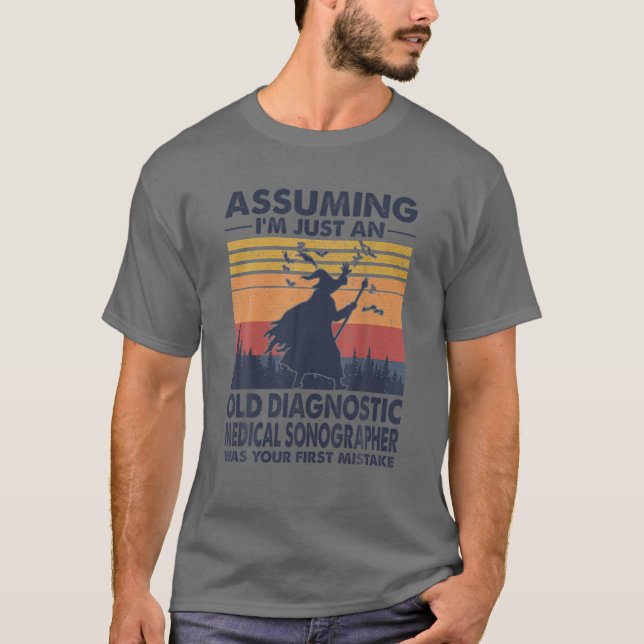 Sonographin für Diagnostik, angenommen, ich bin nu T-Shirt (Vorderseite)