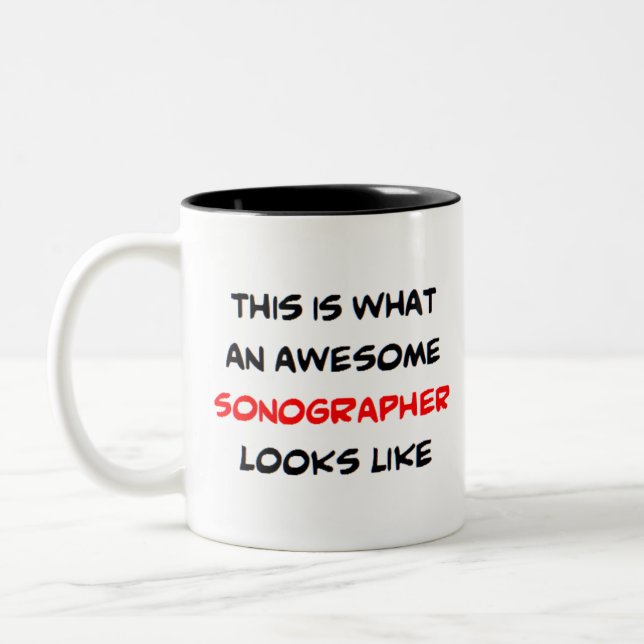 Sonographin, phantastisch zweifarbige tasse (Links)
