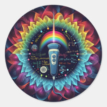 Sonographisch-farbige Ultraschallwellen-Physik