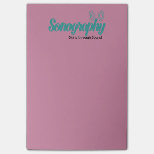 Sonography Posten-it® merkt 4 x 6 Post-it Klebezettel