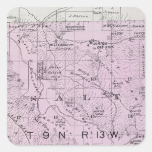 Sonoma County, Kalifornien 20 Quadratischer Aufkleber