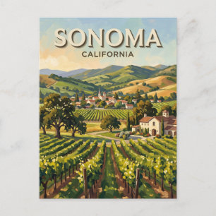 Sonoma Kalifornien Postkarte