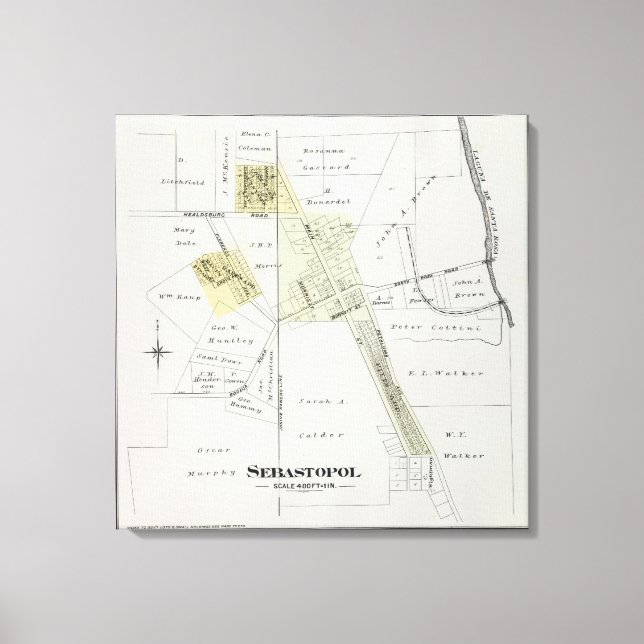 Sonoma-Landkreis, Kalifornien 17 Leinwanddruck (Vorderseite)