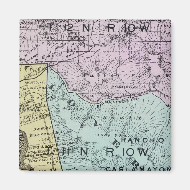 Sonoma-Landkreis, Kalifornien 18 Magnet (Vorne)