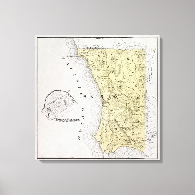 Sonoma Landkreis, Kalifornien 28 Leinwanddruck (Vorderseite)