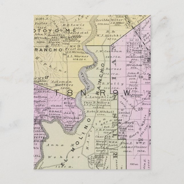 Sonoma Landkreis, Kalifornien 2 Postkarte (Vorderseite)