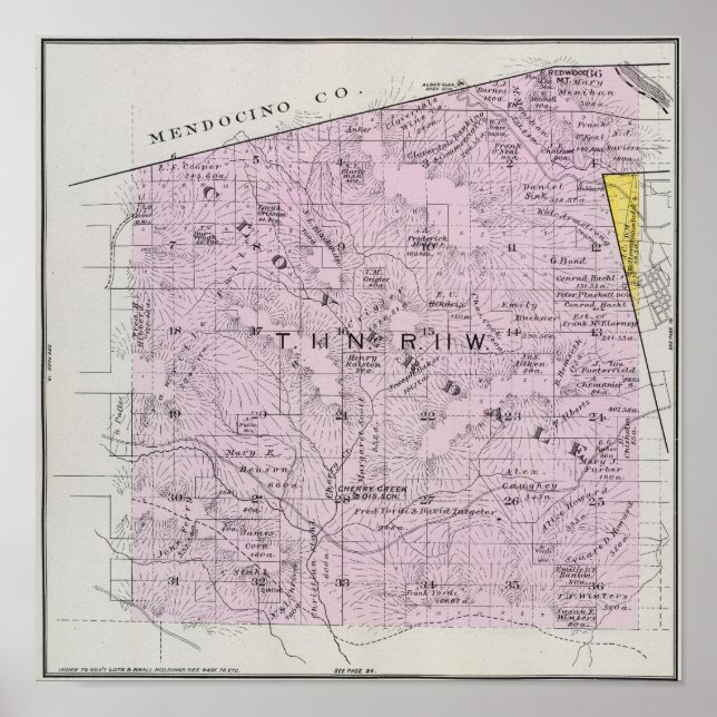 Sonoma Landkreis, Kalifornien 7 Poster (Vorne)