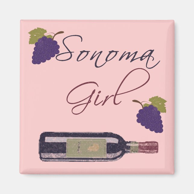 Sonoma Mädchen Magnet (Vorne)