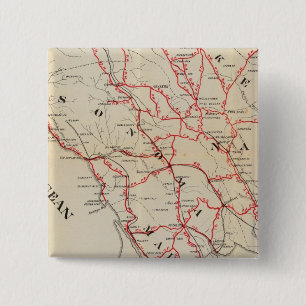 Sonoma, Marin, Lake und Napa-Landkreis Button