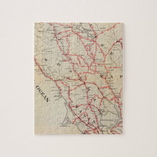 Sonoma, Marin, Lake und Napa-Landkreis Puzzle