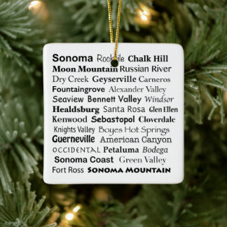 Sonoma & Napa Weihnachtsschmuck