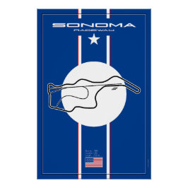 Sonoma Raceway Poster