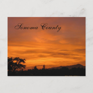 Sonoma Sunset 3 Postkarte