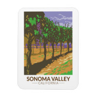 Sonoma Valley California Weinroute Vintag