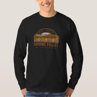 Sonoma Valley Kalifornien Weinland Weinverkostung T-Shirt