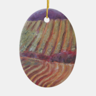 Sonoma Vineyards California Keramikornament