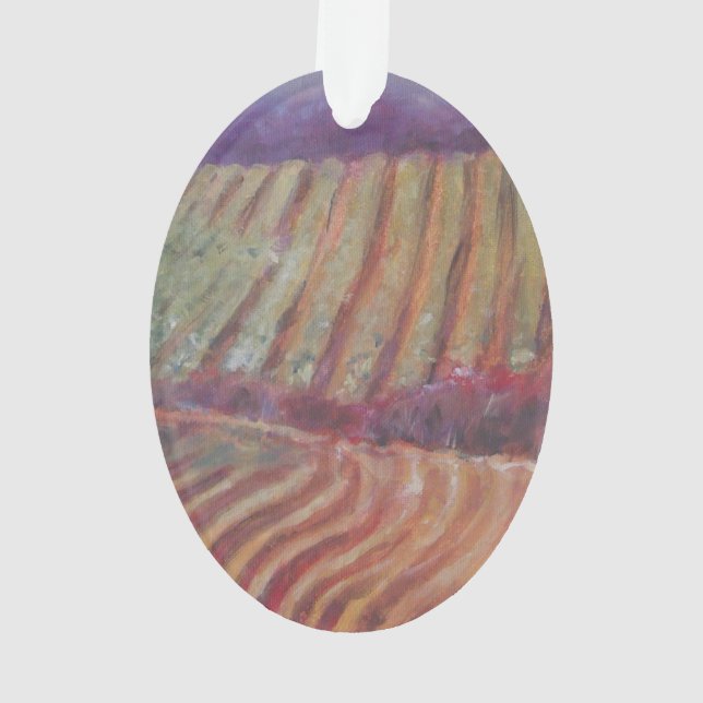 Sonoma Vineyards California Ornament (Rückseite)