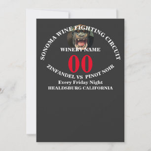 SONOMA WEIN KAMPF SCHALTUNG ZINFANDEL ZIN 205 1  EINLADUNG