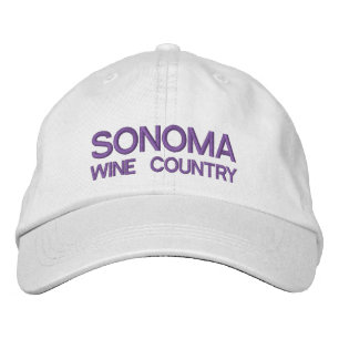 Sonoma-Wein-Länderanpassbarer Hut