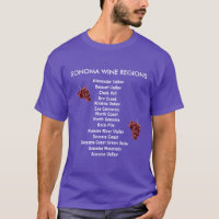 Sonoma Wein-Regions-Klassiker-Shirt