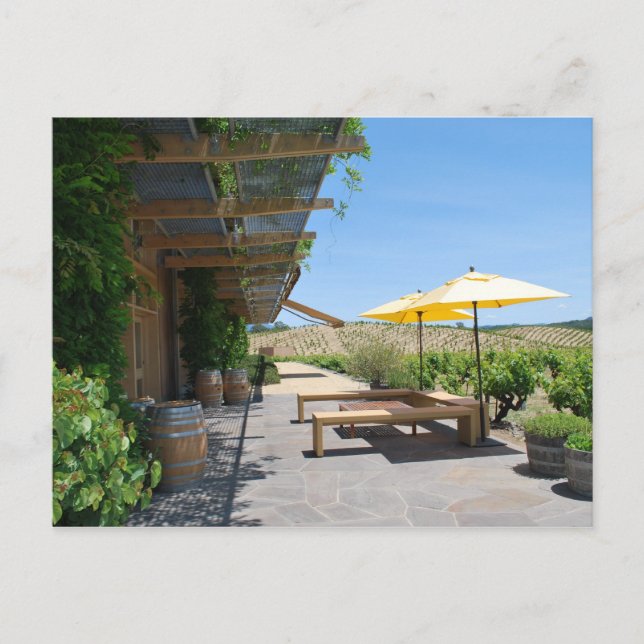 Sonoma-Weinkellerei Postkarte (Vorderseite)