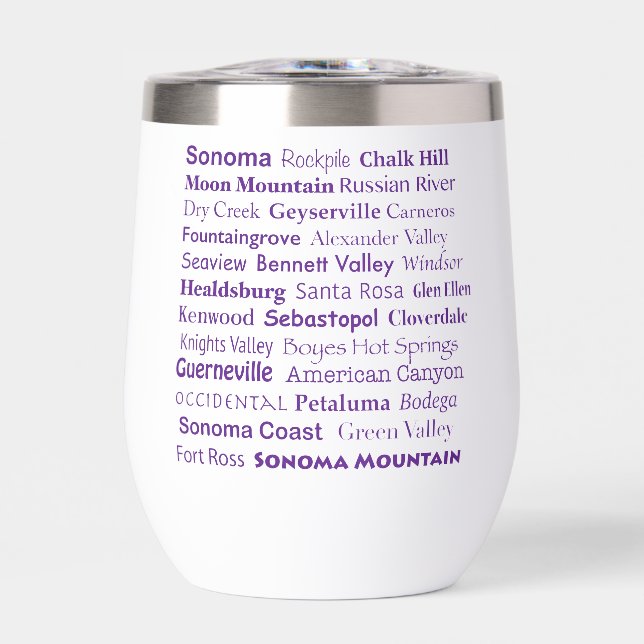 Sonoma Wine Tumbler (Vorderseite)
